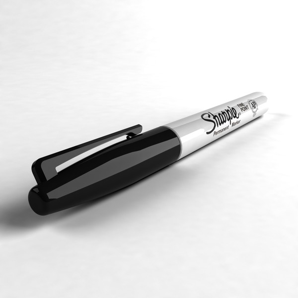 sharpie markers 3d max - Sharpie by BiernisJC
